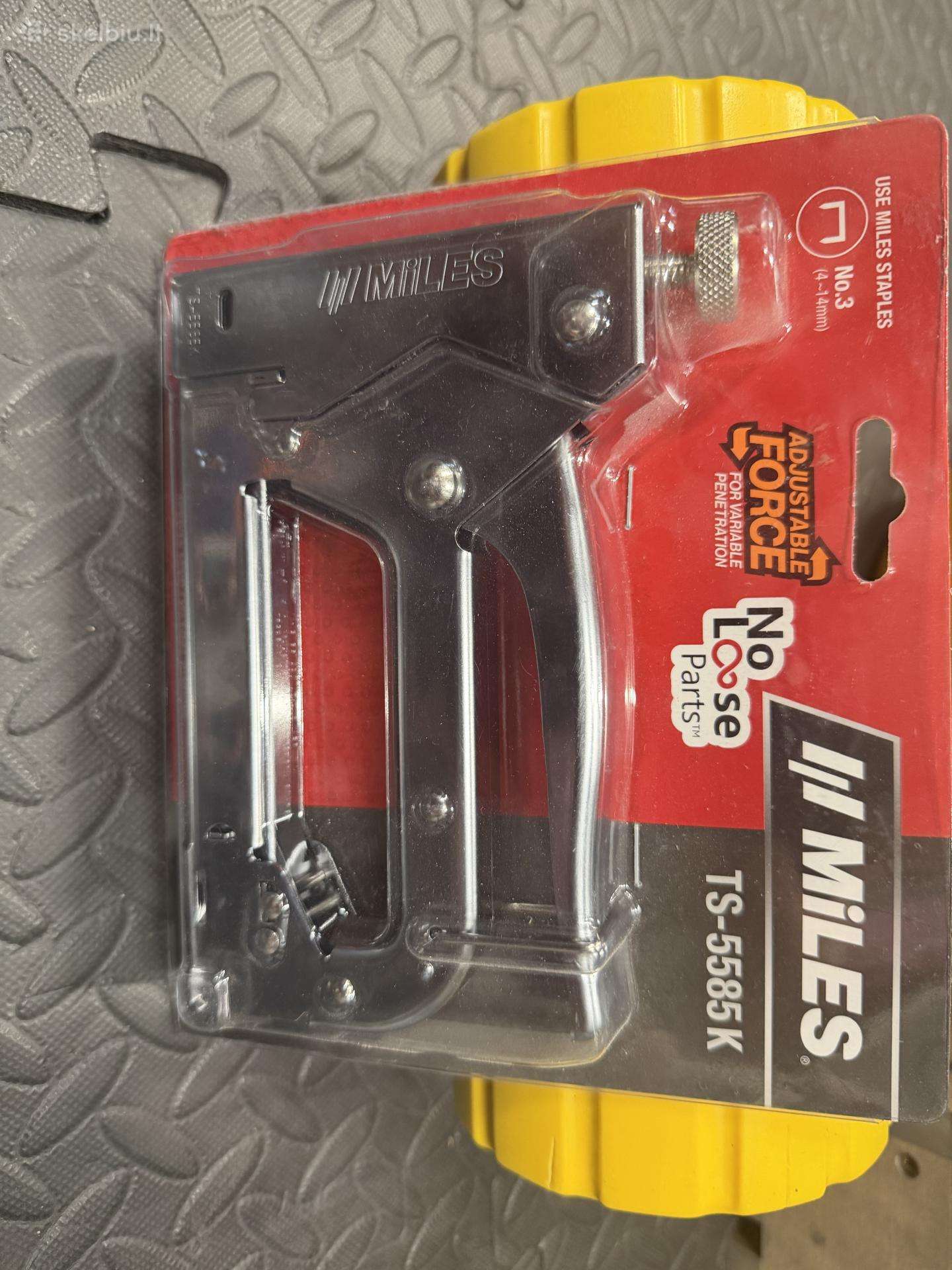 Naujas Miles Ts-5585k kabių pistoletas