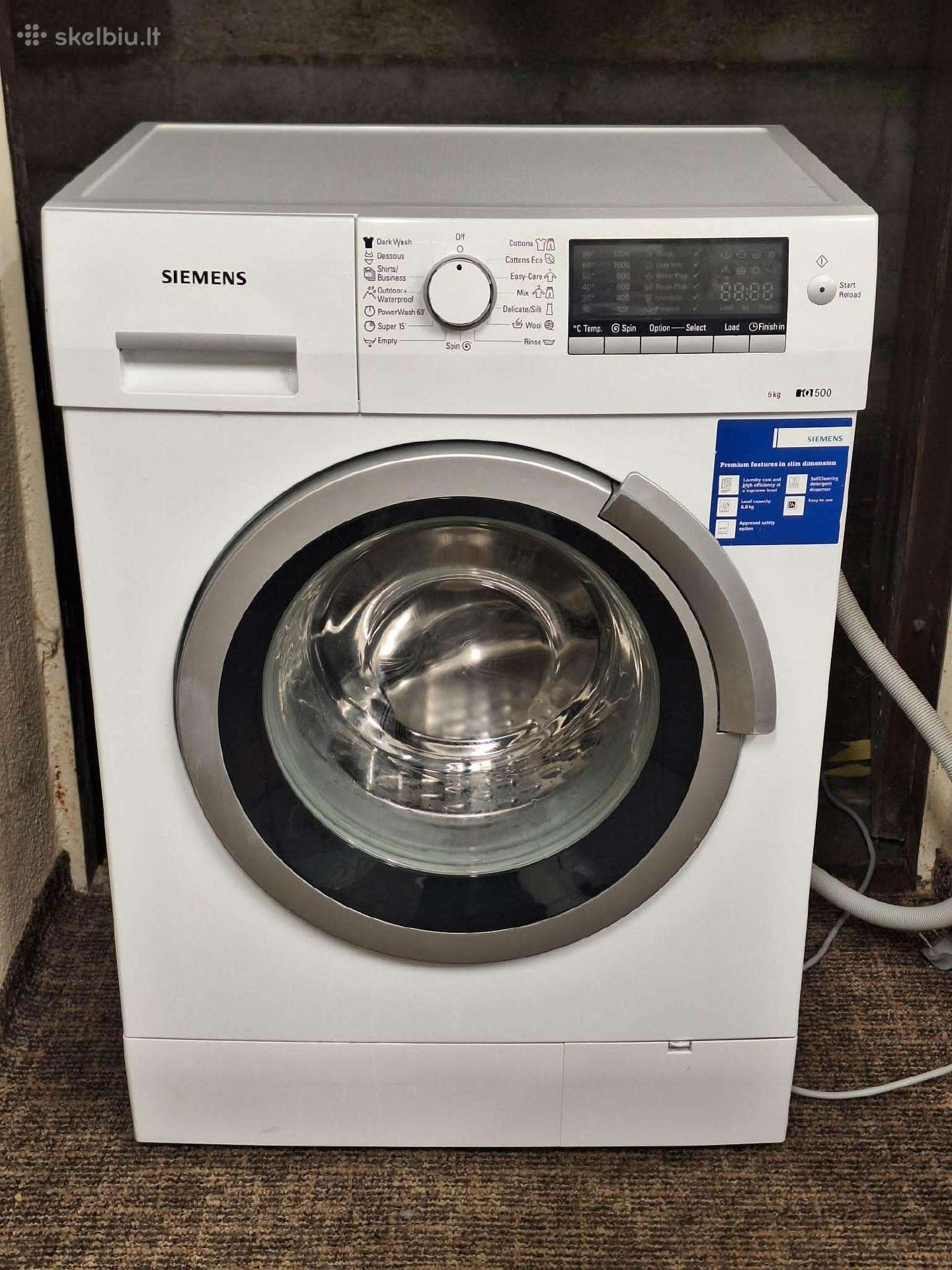 Siemens iq500 6 kg skalbimo mašina – 80 €