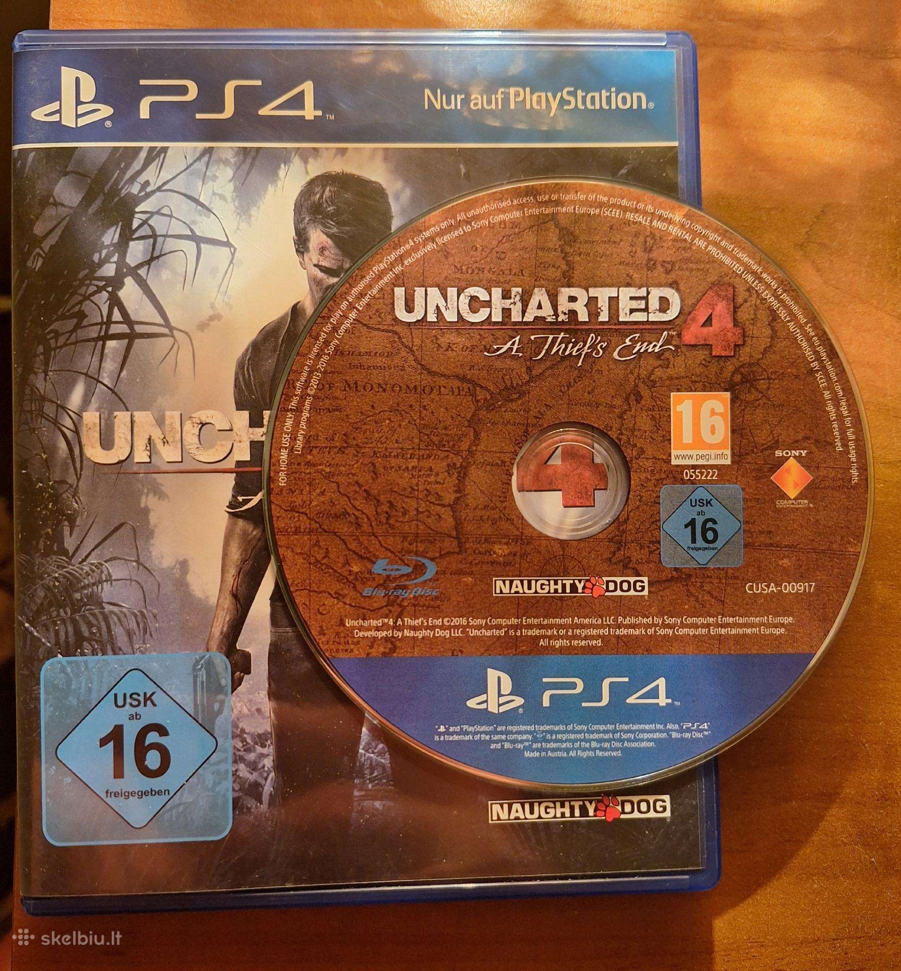 Uncharted 4: A Thief's End Ps4