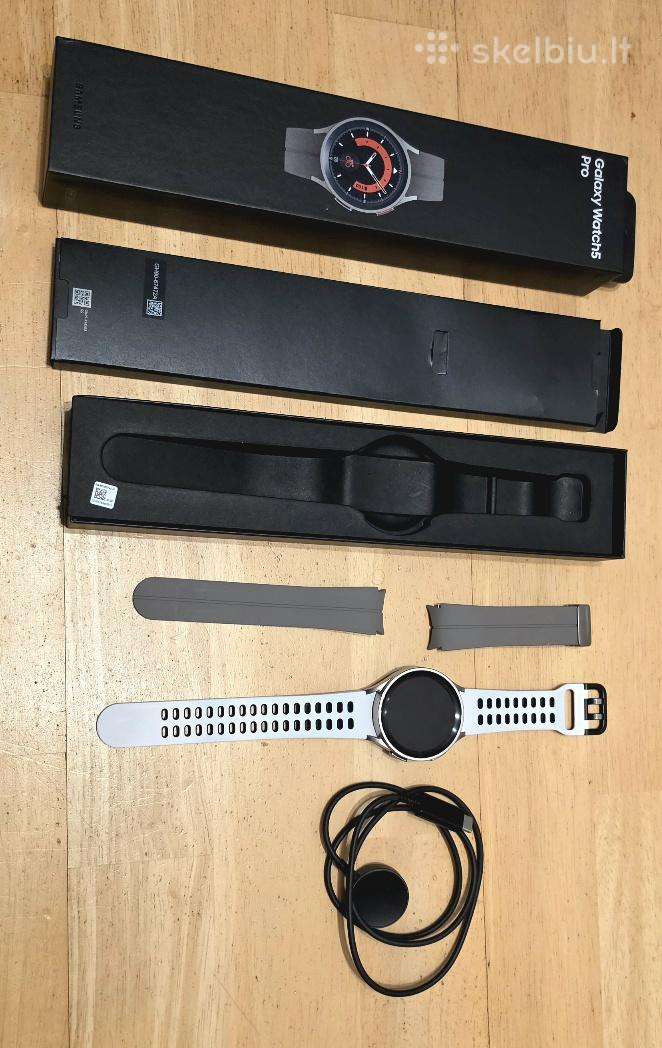 Samsung Galaxy Watch5 Pro 45 mm Lte + 2 apyrankės