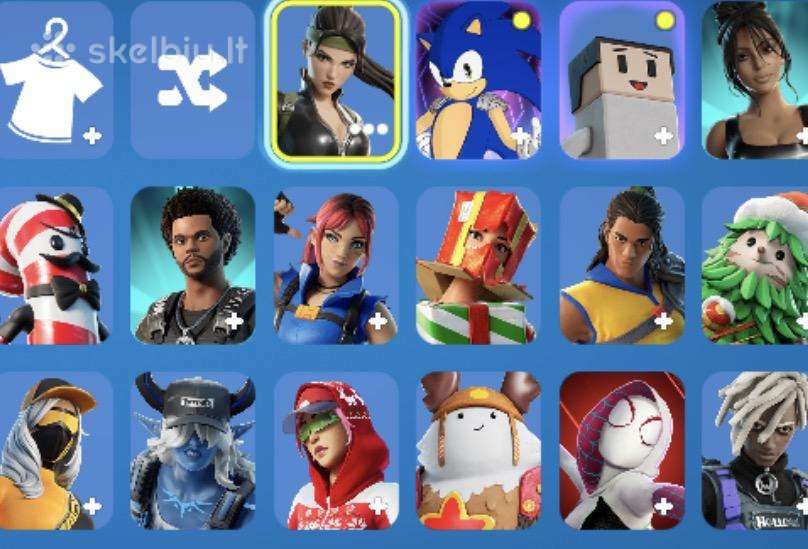 Fortnite accaunt 75+ skins