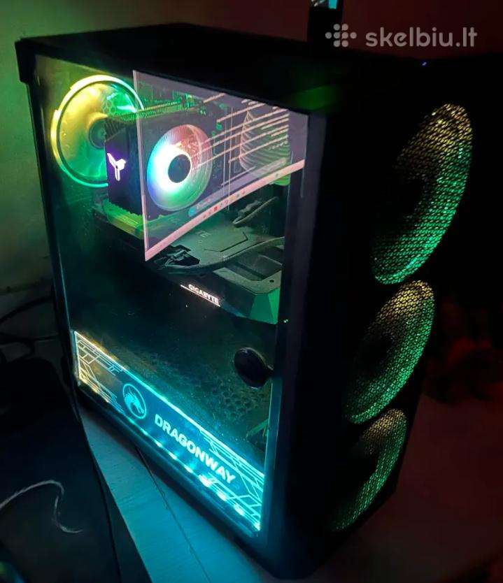Kompiuteris 16gb RAM Rtx 3060 Ti