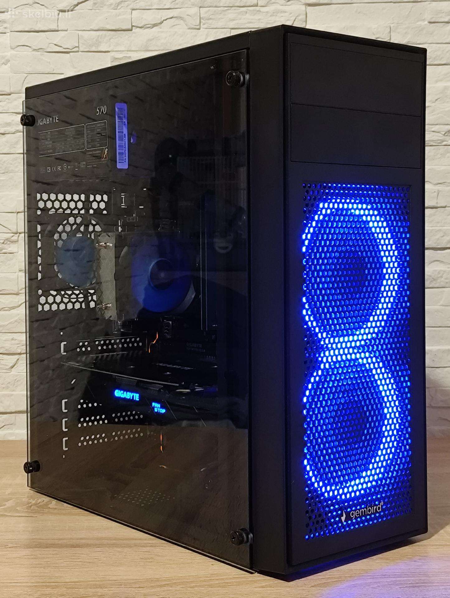 Žaidimų kompiuteris su i5/SSD/16gb RAM/gtx1060 6gb