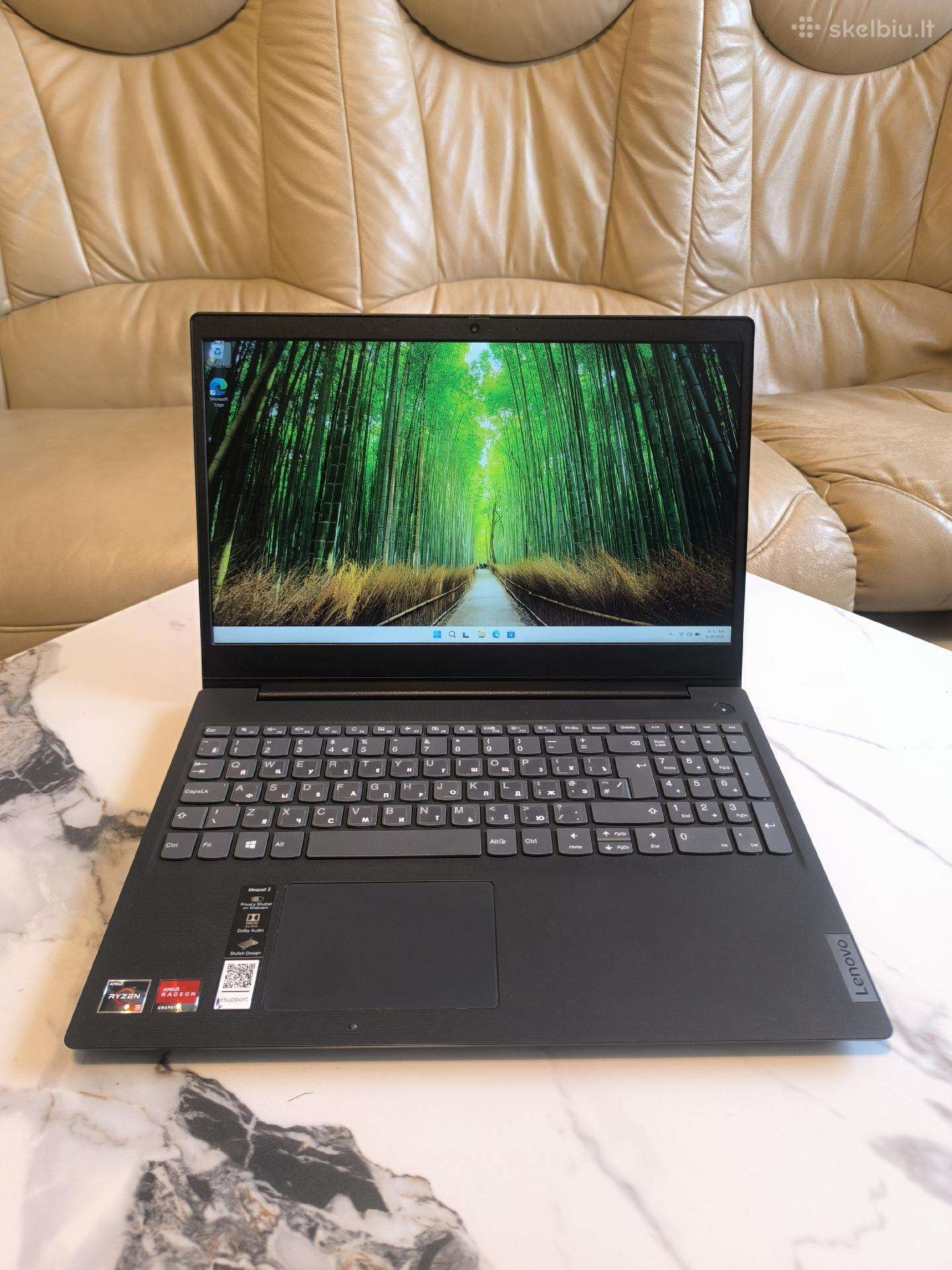 Lenovo Ideapad 3 Ryzen 12 GB RAM, gera baterija