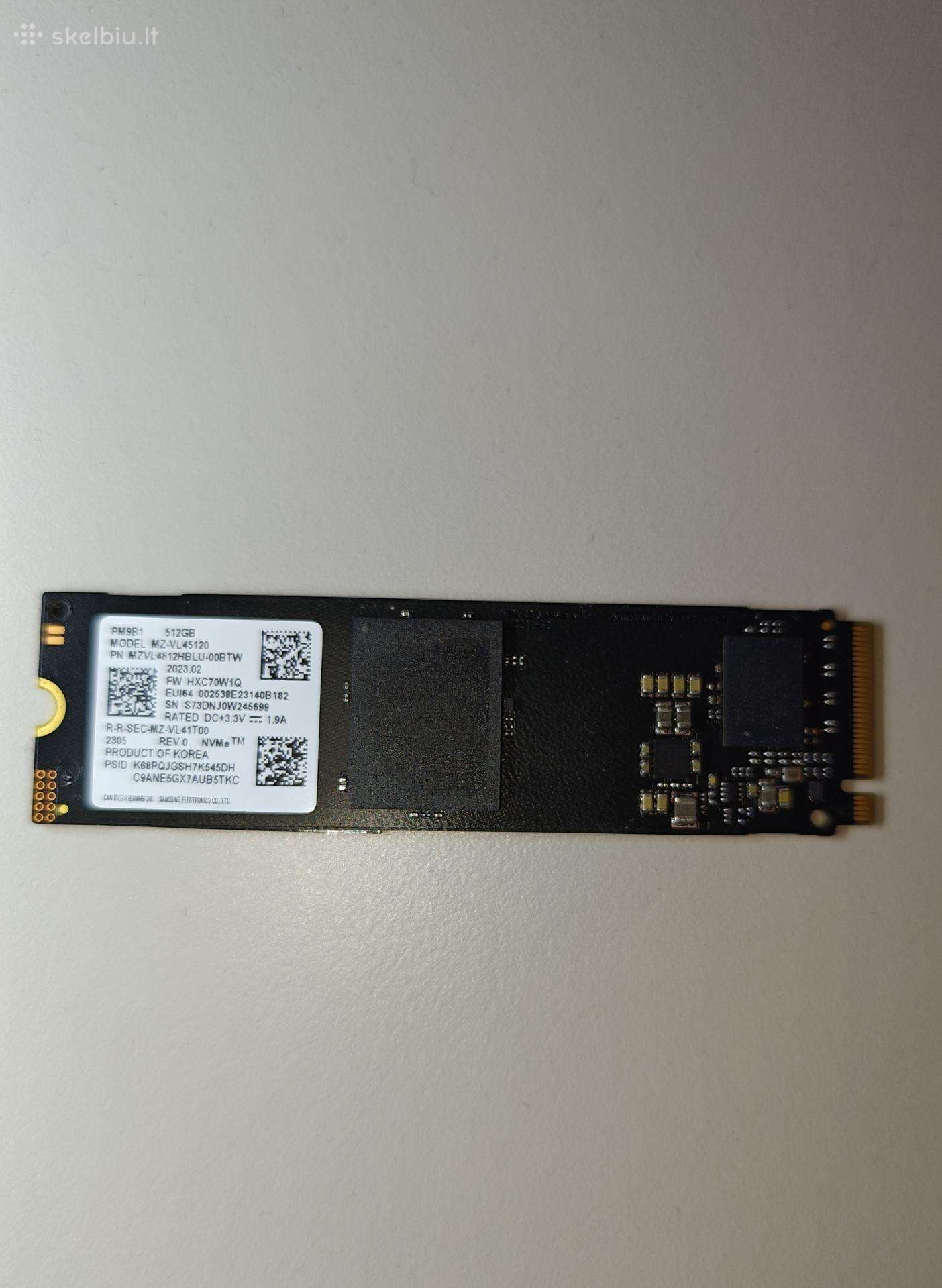 Samsung Pm9b1 512gb Nvme M2 SSD