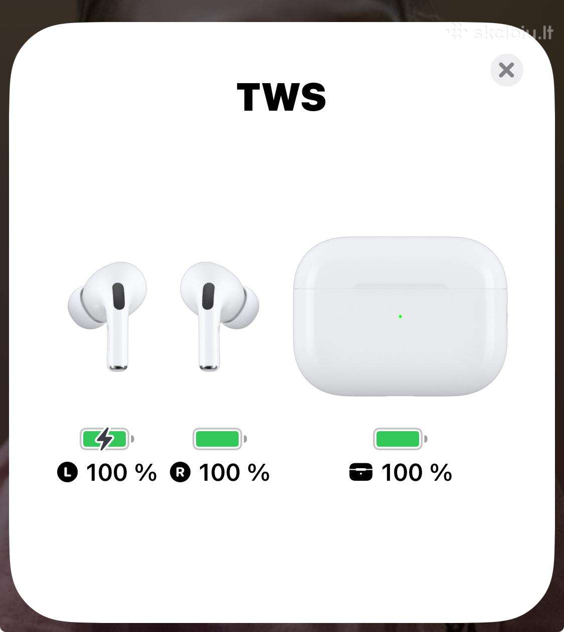Apple Airpods Pro (2-osios kartos) kopijos
