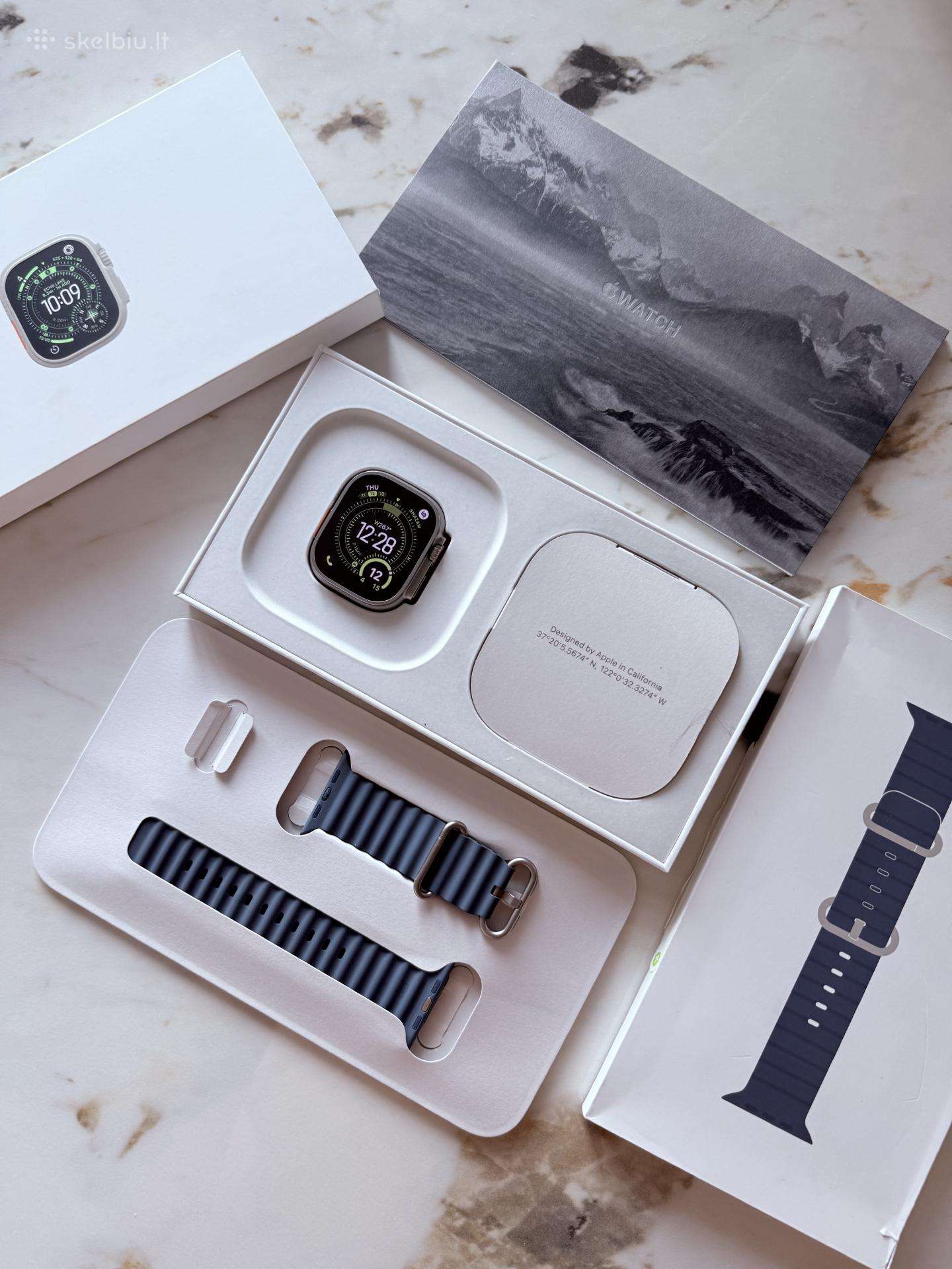 Apple watch ultra 3 natural titanium ocean band