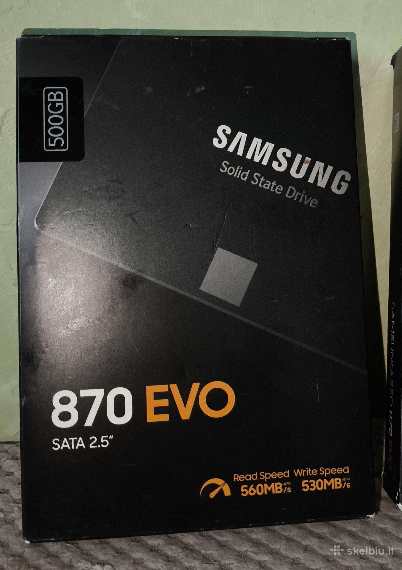 Naujas Samsung 870 EVO 500 GB