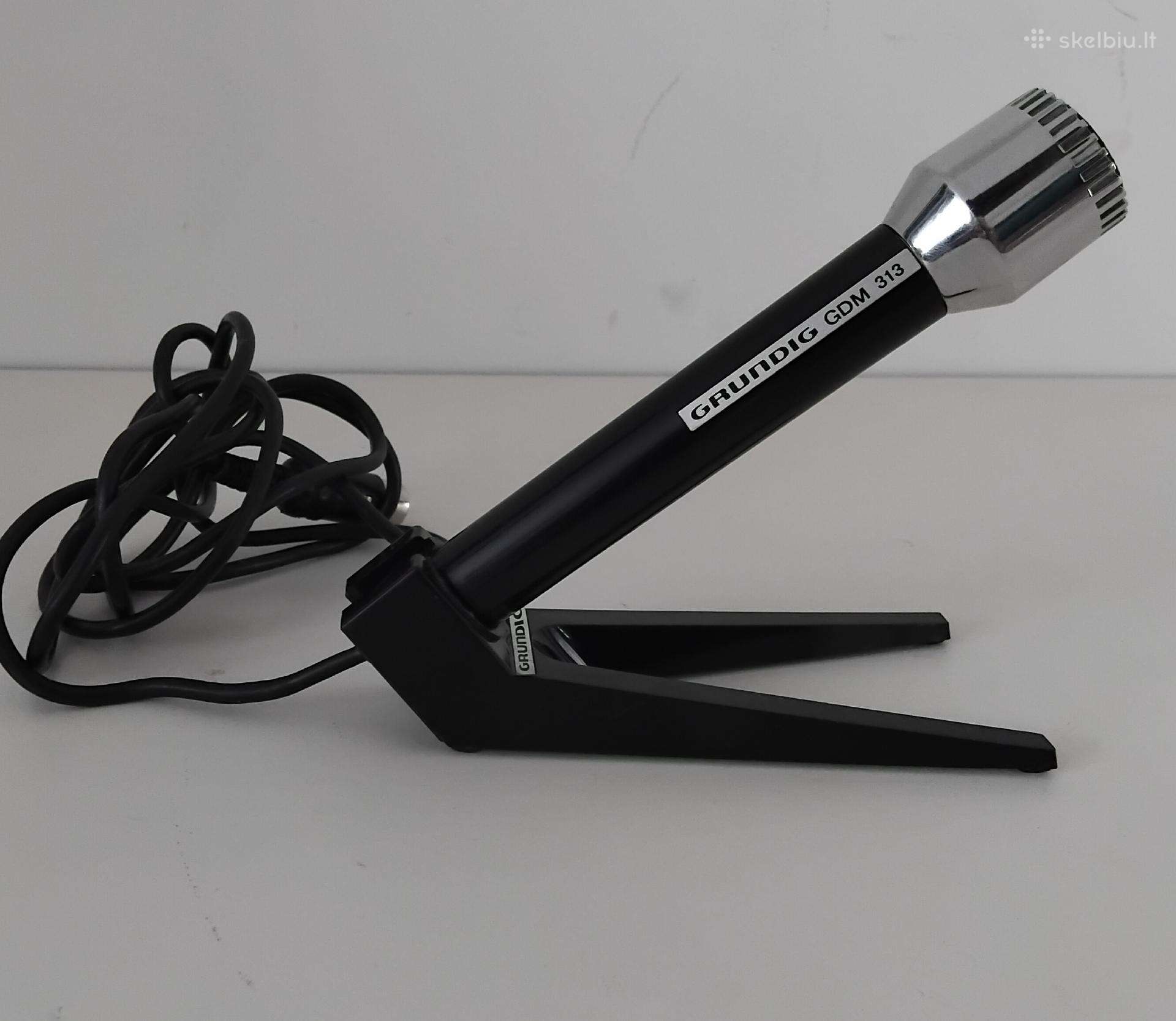 Veikiantis Grundig Gdm 313 Mikrofonas