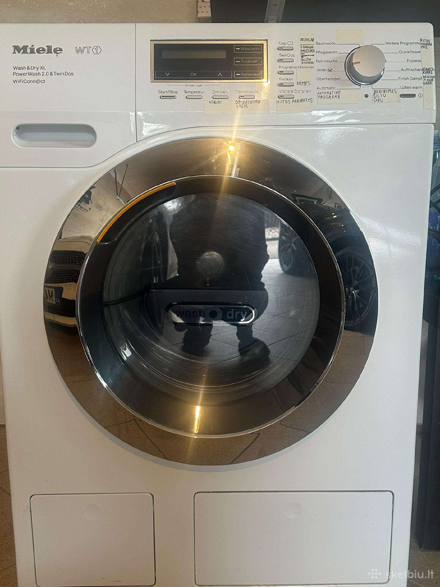 Parduodu Skalbyklė-džiovyklė Miele Wt1