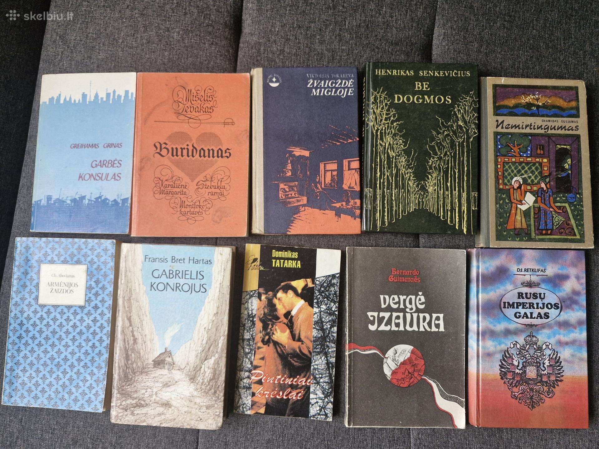 Užsienio rašytojų knygos po 0,20 centų