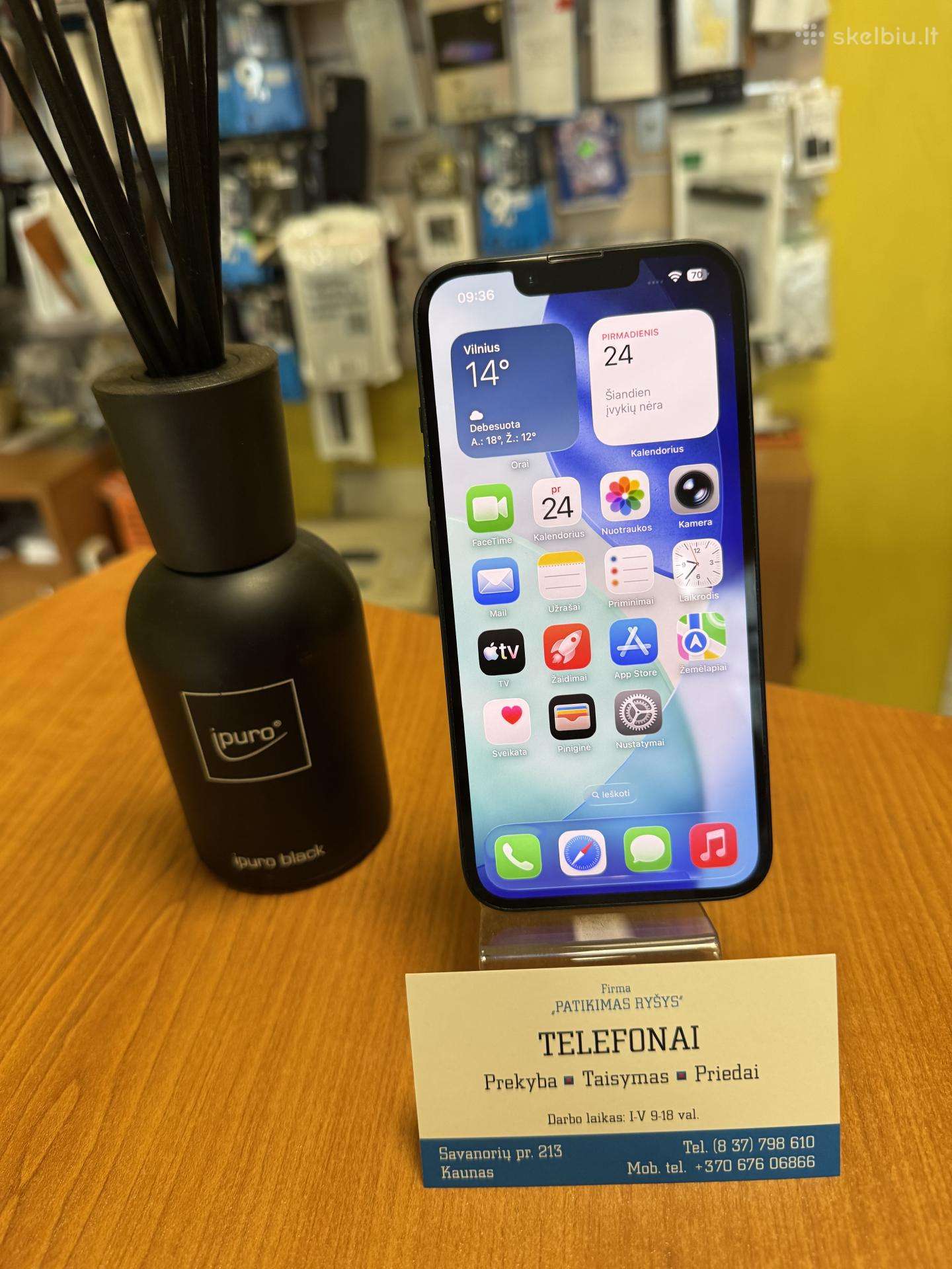 iPhone 14 Black 128gb Su Garantija