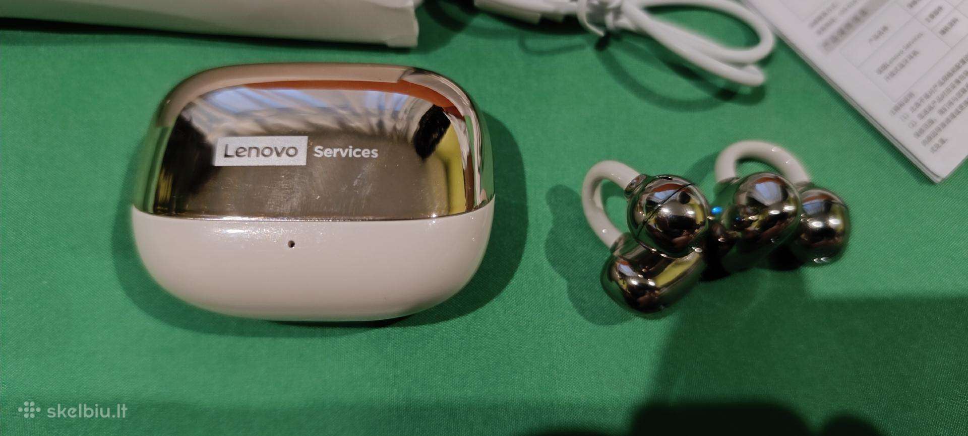 Belaidės ausinės lenovo rs103 su veidrodiniu dėklu