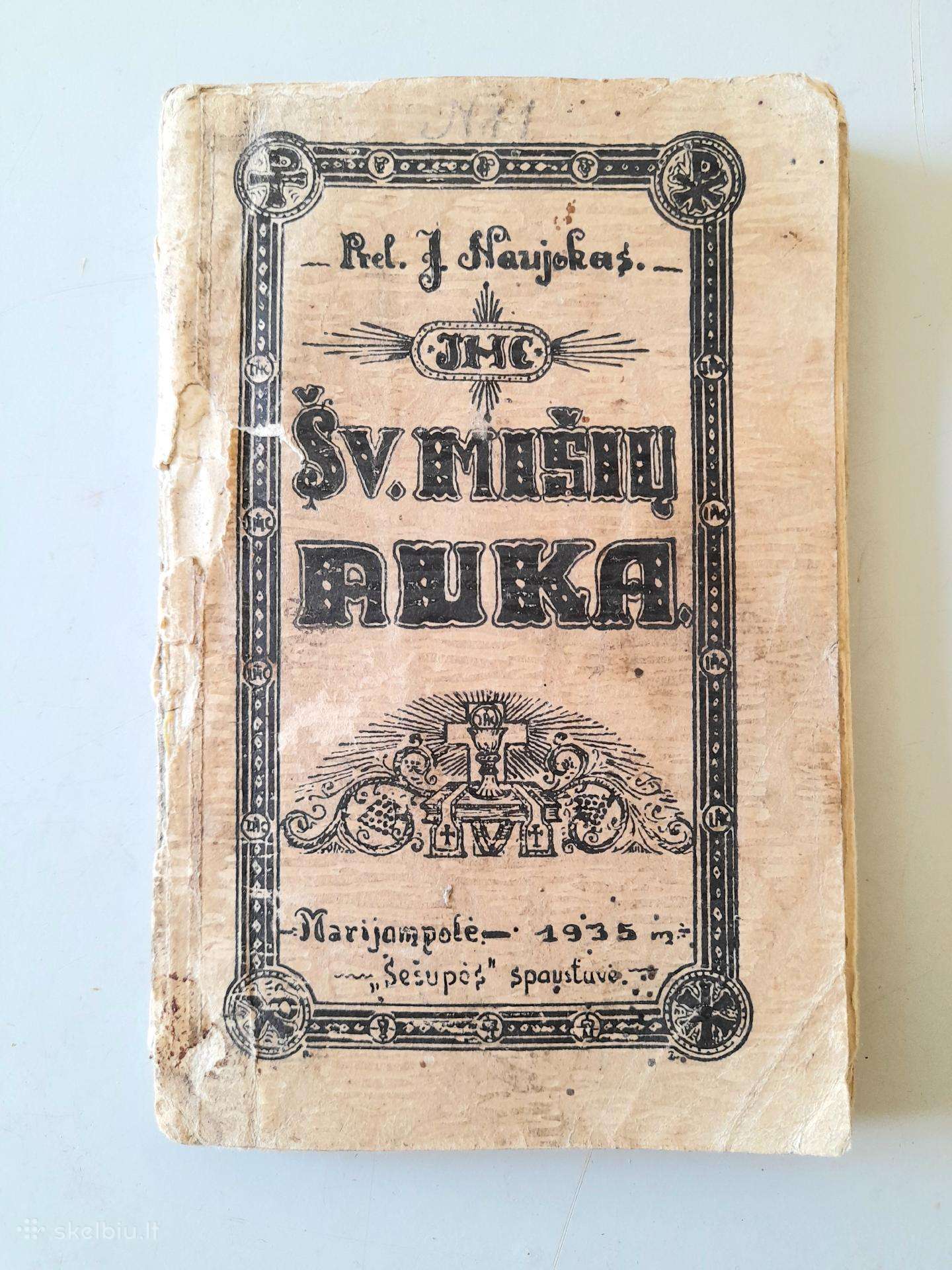 "Šv Mišių Auka" 1935m Pr J Naujokas