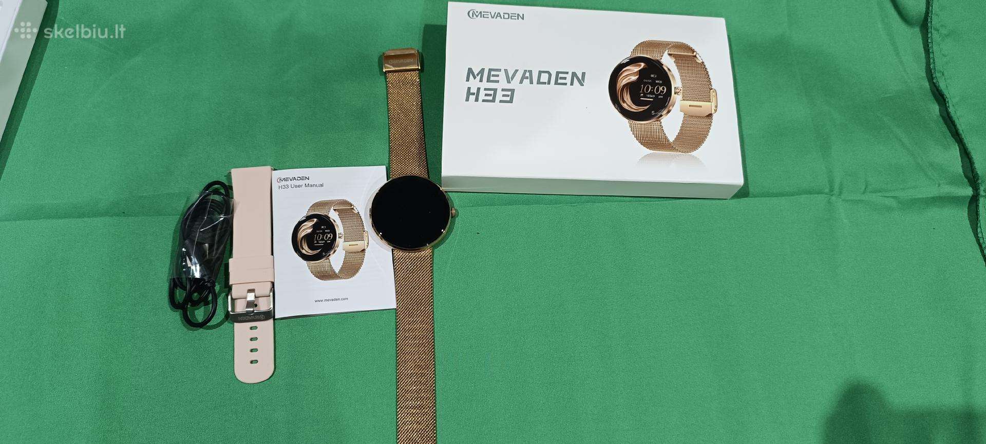 Išmanusis laikrodis Mevaden H33 su amoled ekranu