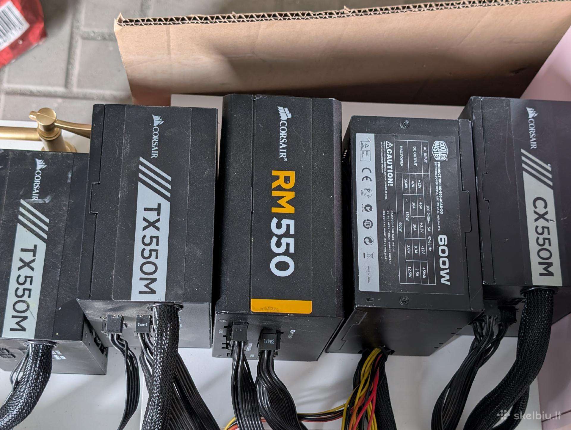 Corsair Rm550, Tx550m,cx550m, Cooler Master po 25e