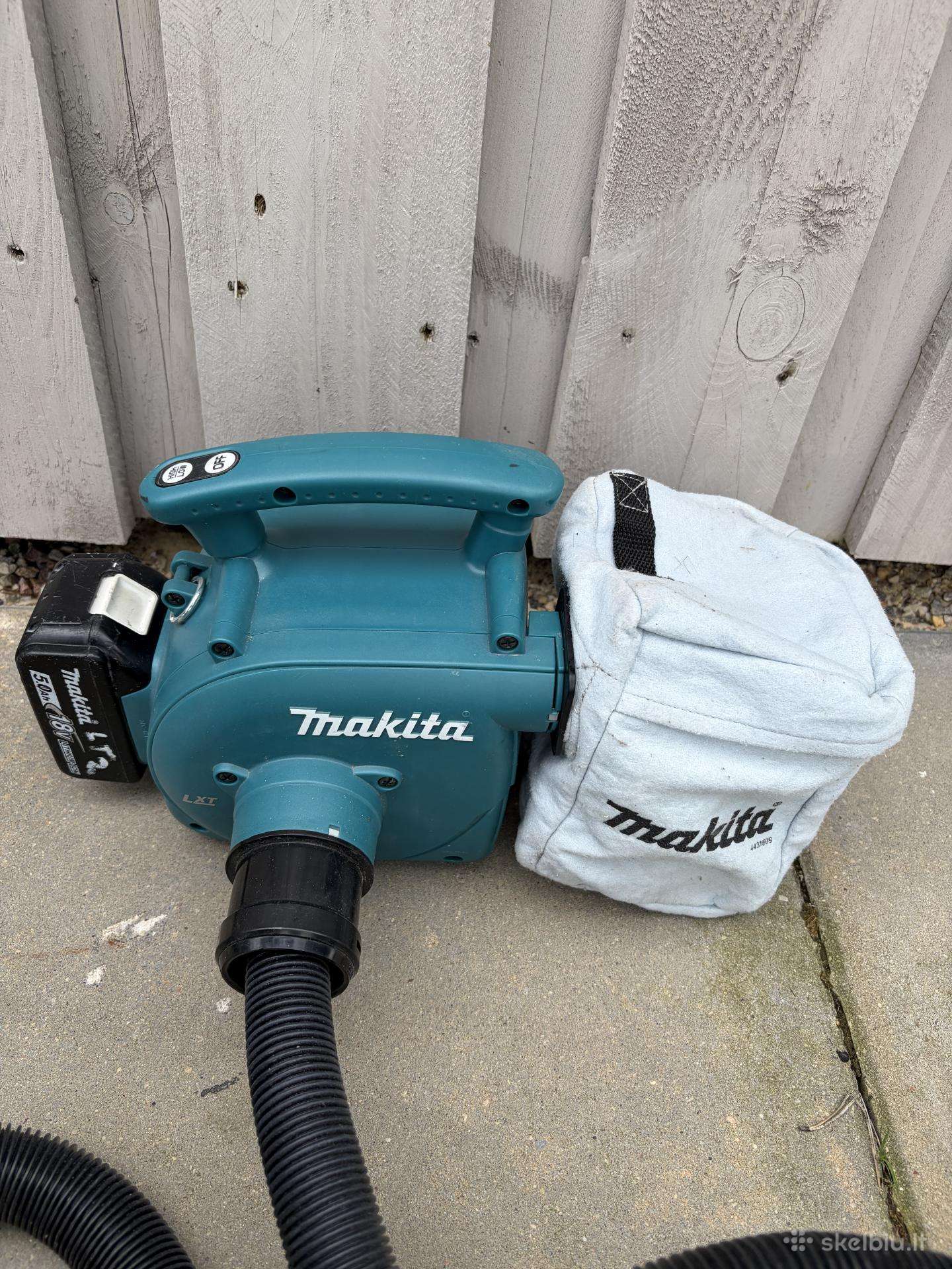 Makita Dvc350 18vakumuliatorinis dulkių siurblys