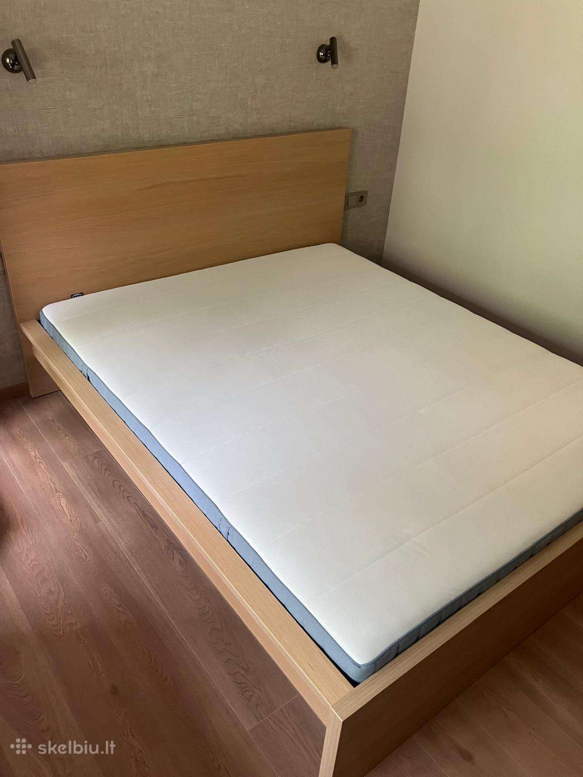 Ikea Malm lova su Valevag čiužiniu (160x200)