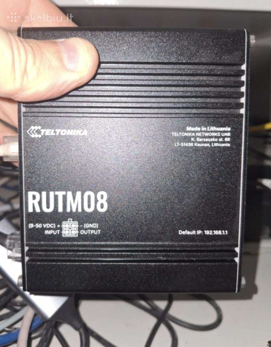Teltonika Rutm08 su garantija