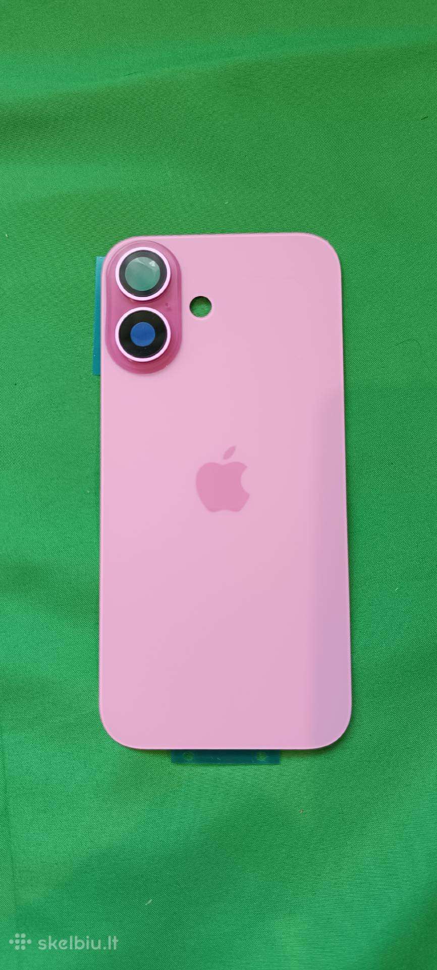 Pakaitinis galinis stiklas iPhone 16 telefonui