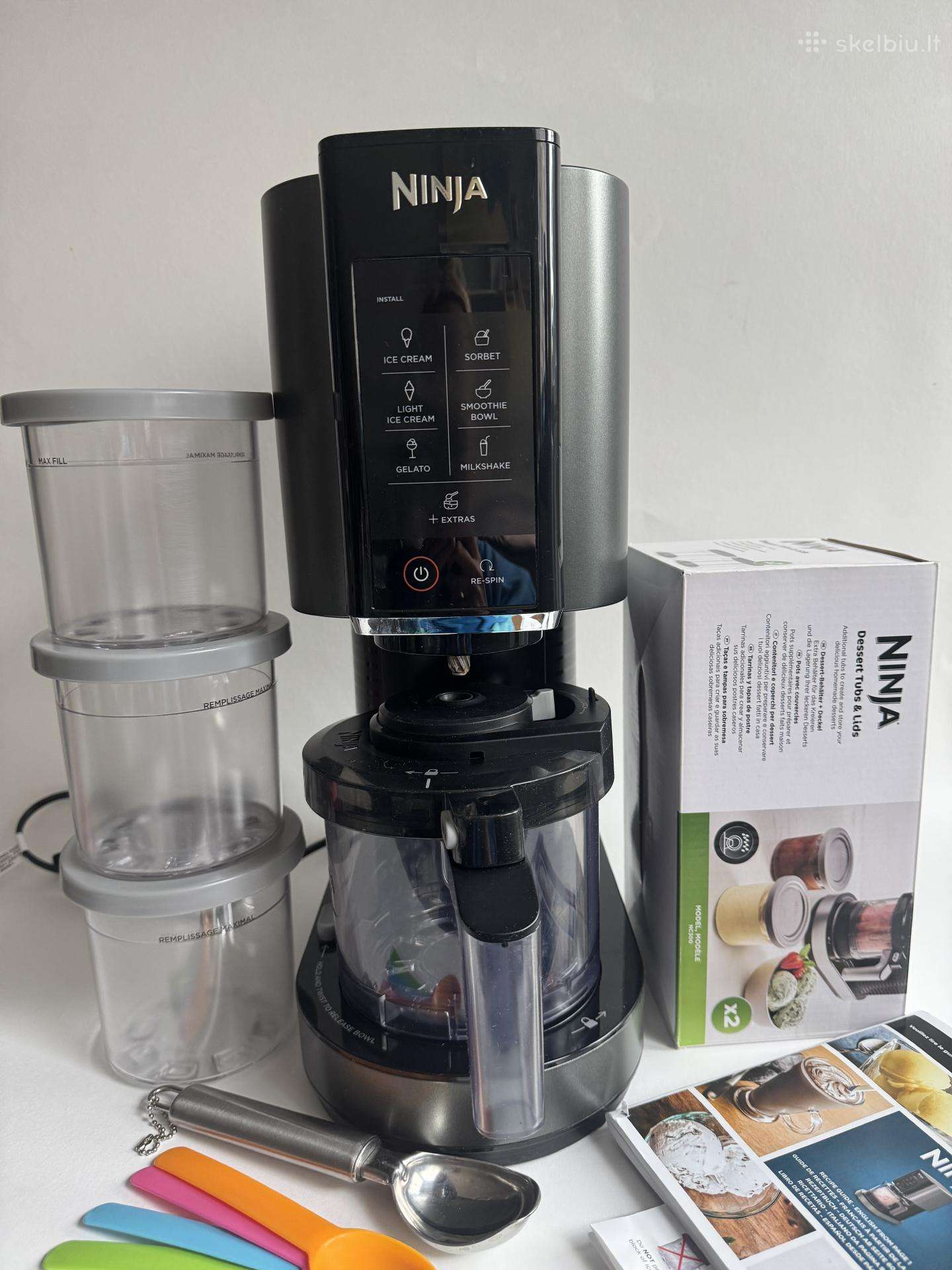 Ledų gaminimo aparatas Ninja Creami su priedais