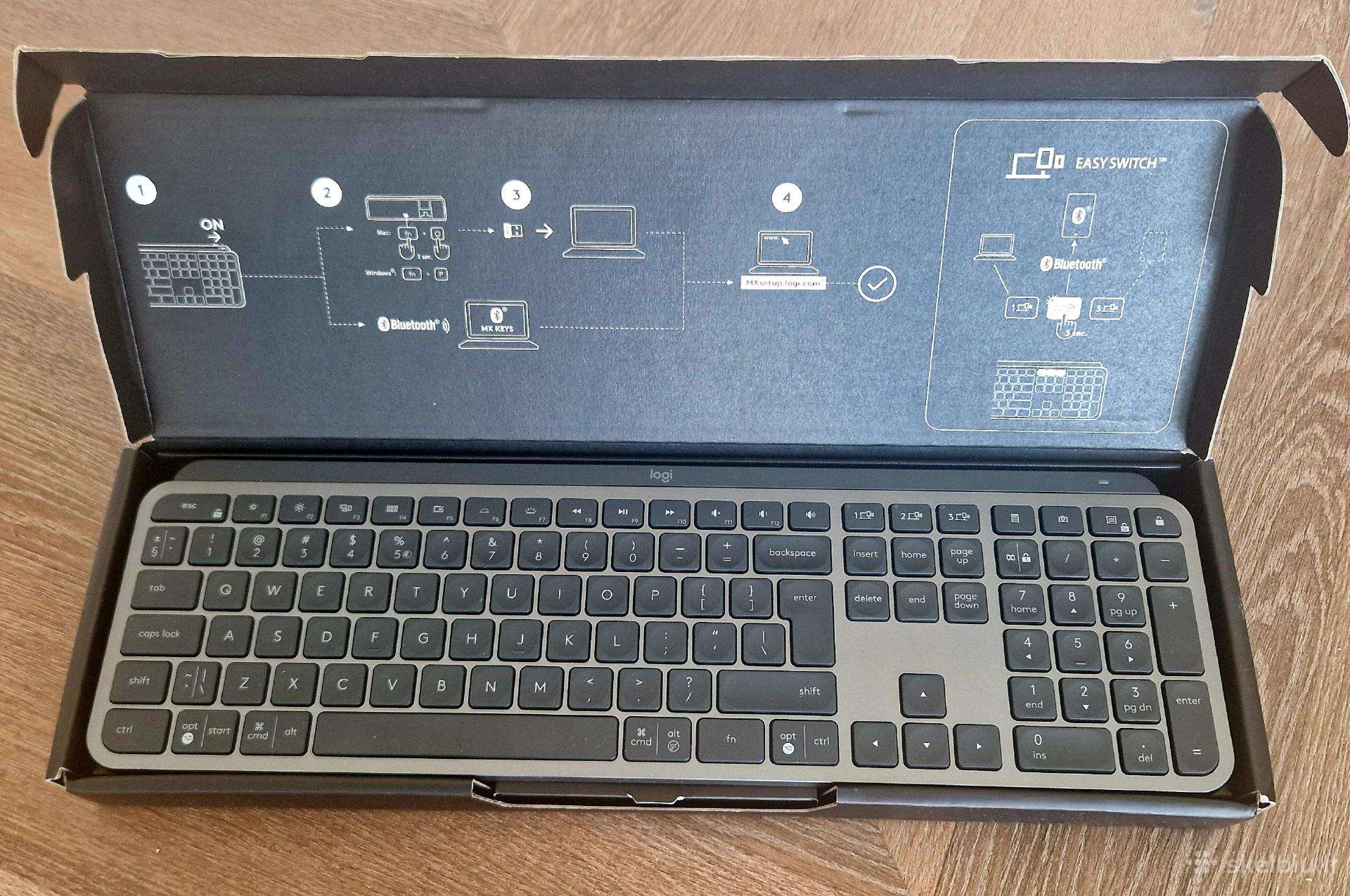 Logitech Mx Keys S belaidė klaviatūra