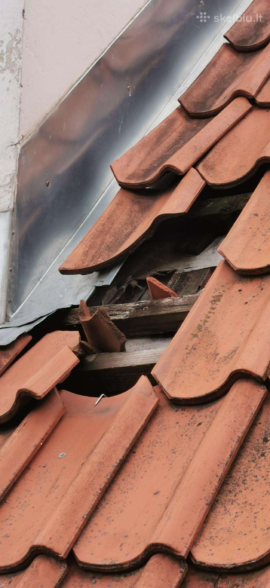 Stogų remontas, skardinimo darbai, latakų remontas