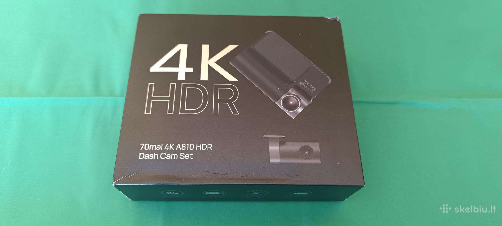 Naujas 4k vaizdo komplektas 70mai A810 Set