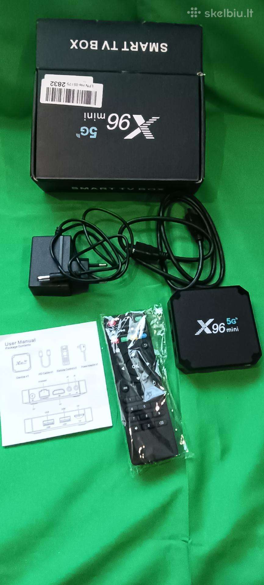 Išmanusis TV priedėlis X96 mini 5G Smart TV Box