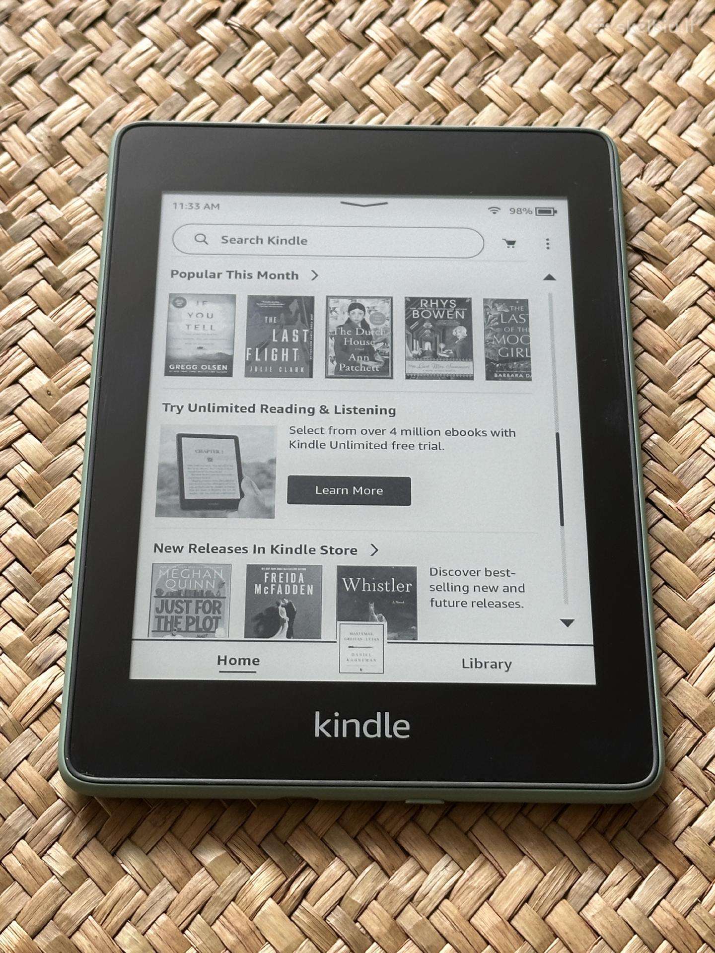 Kindle Paperwhite 10th Generation (ad free)