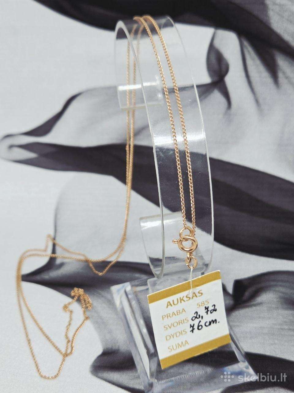 Auksinė grandinėlė - 272 Eur.