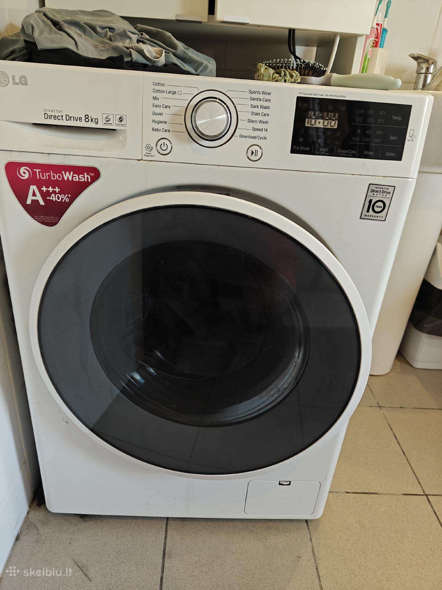 LG skalbimo mašina 8kg