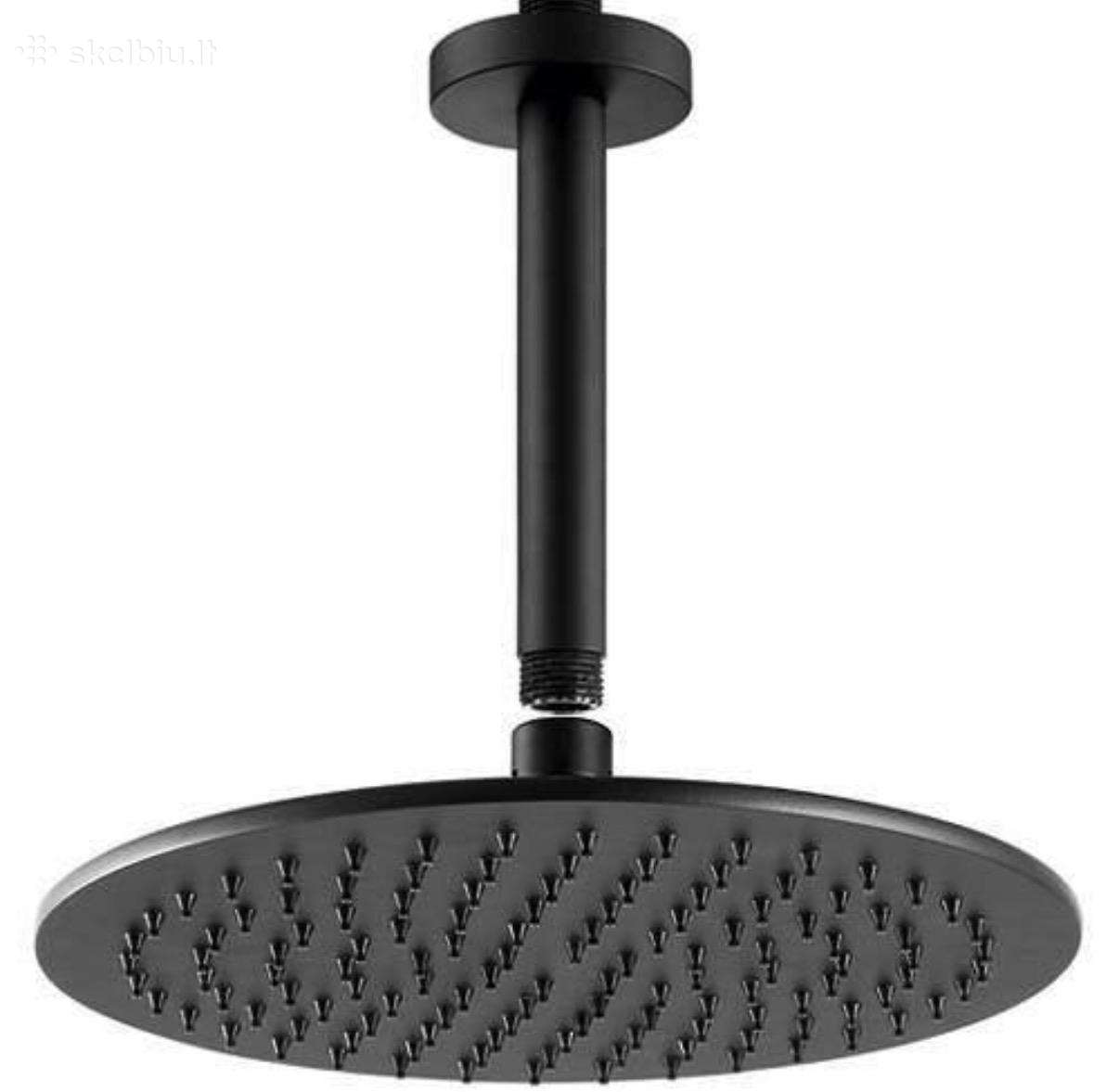 Bathstore Noir 300 juoda dušo galvutė + laikiklis