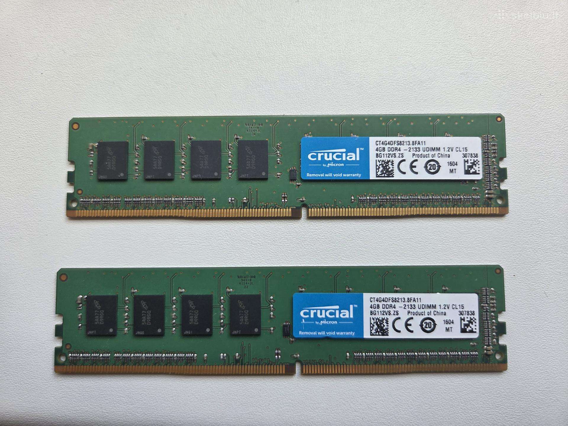 Crucial 8gb Ddr4 (2x4gb) 2133mhz