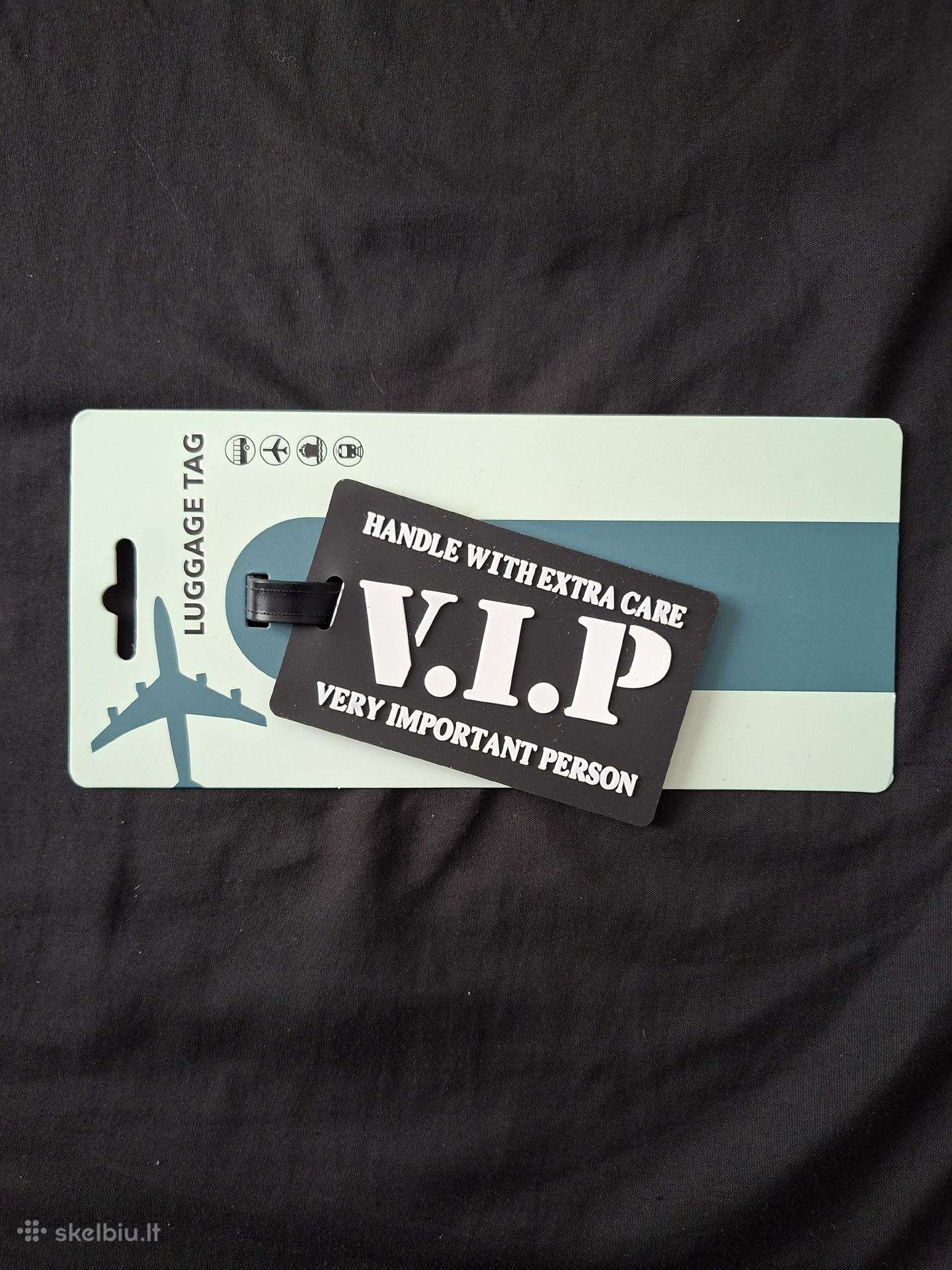 VIP lagamino žymeklis / bagažo kortelė