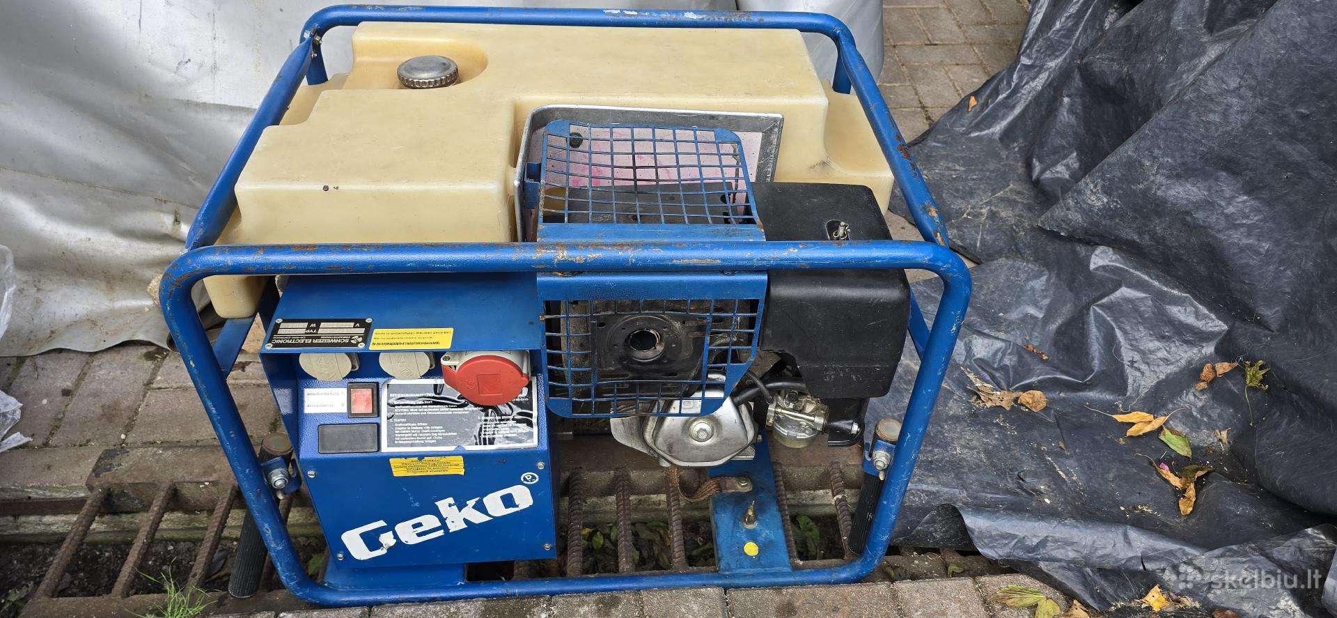 Galingas trifazis 6,1 kv generatorius Geko / Honda