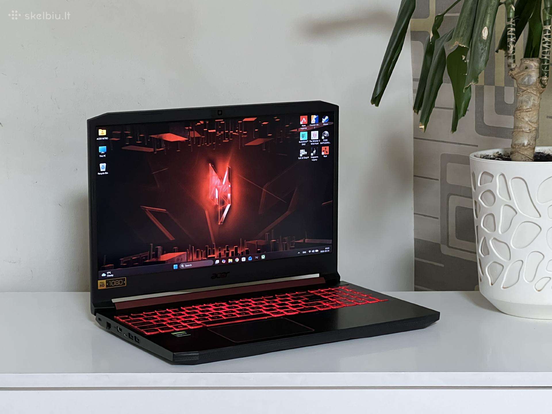 Parduodamas Acer Nitro 5 su Gtx 1050, I5-9k, 512gb