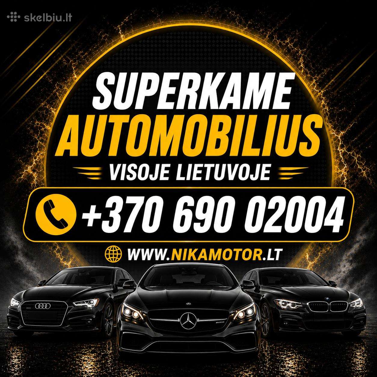 Superkame Automobilius Visoje Lietuvoje
