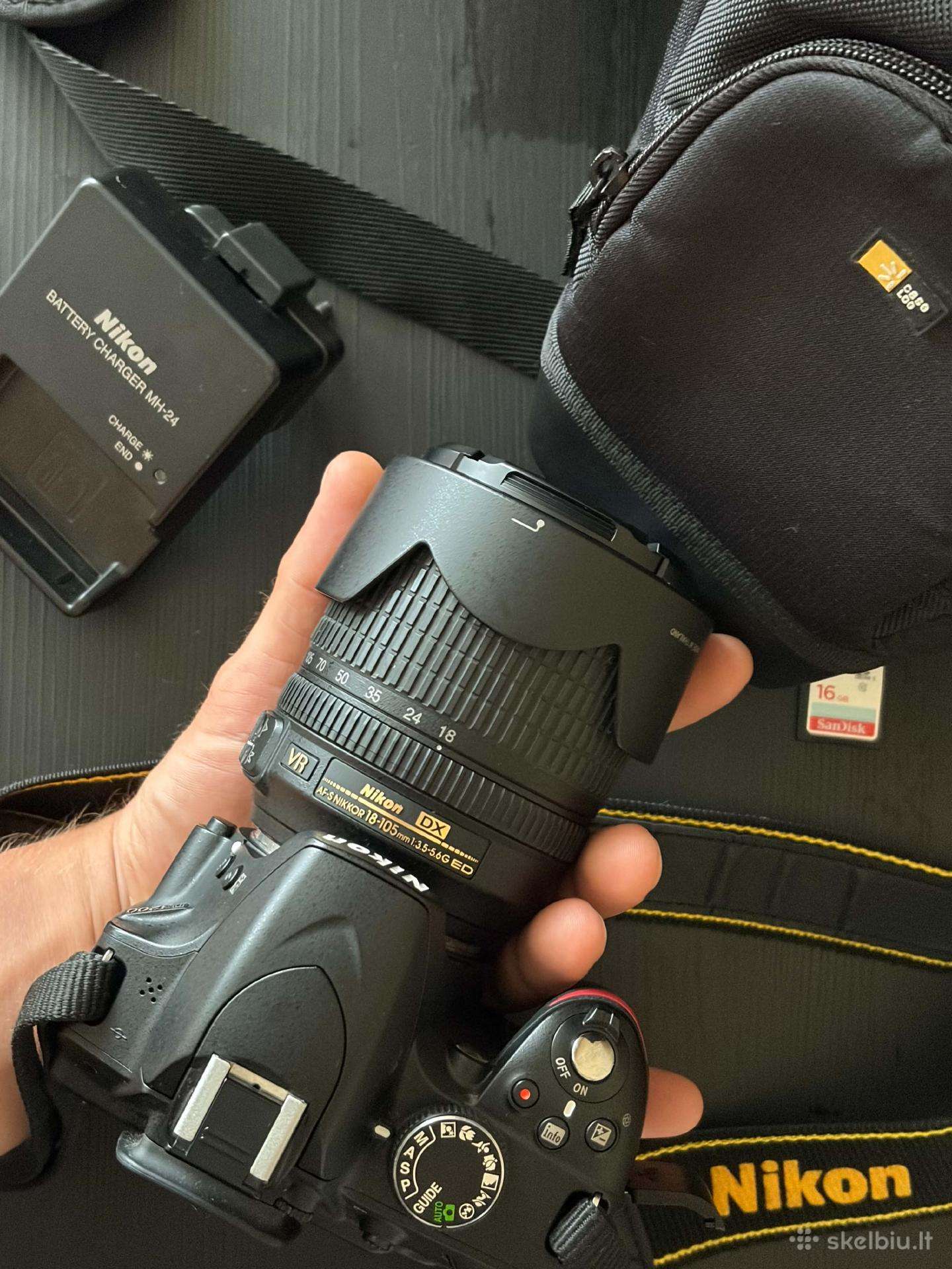 Nikon D3200 + Nikkor 18–105mm Vr