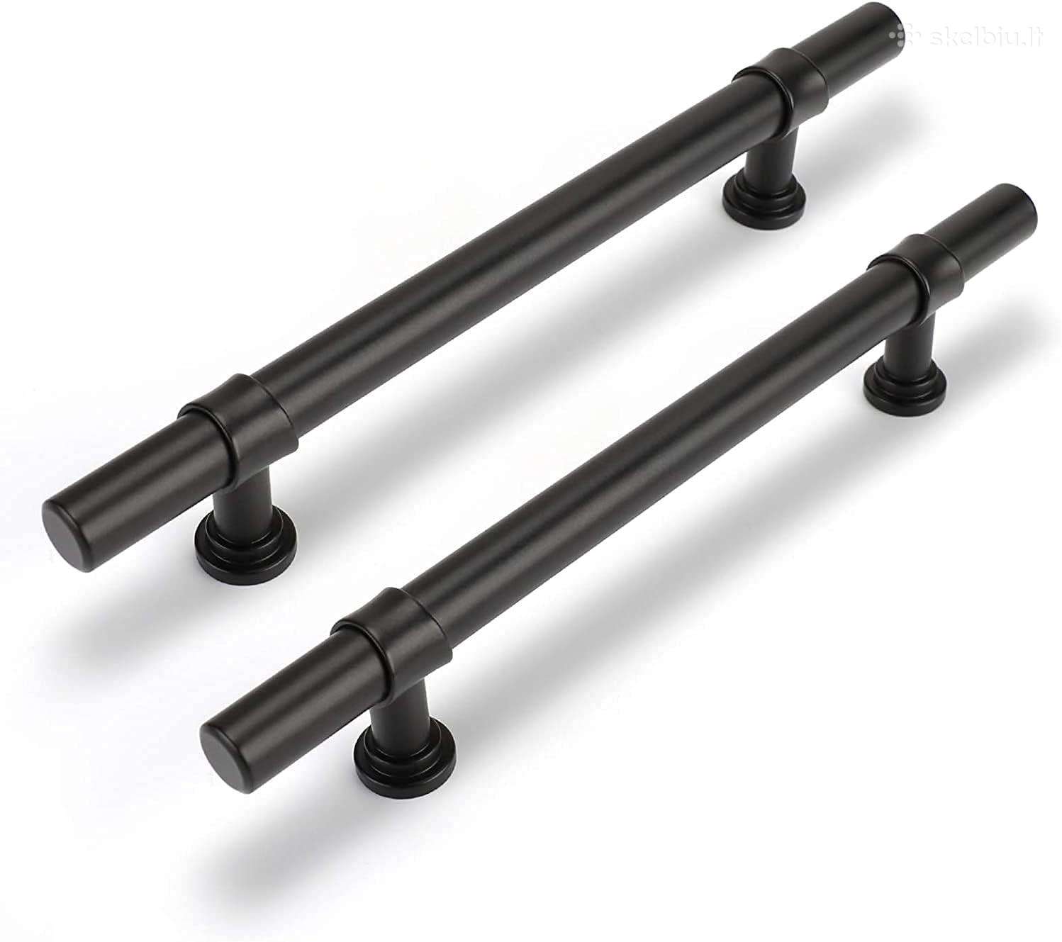Lontan juodos spintelių rankenėlės 160 mm