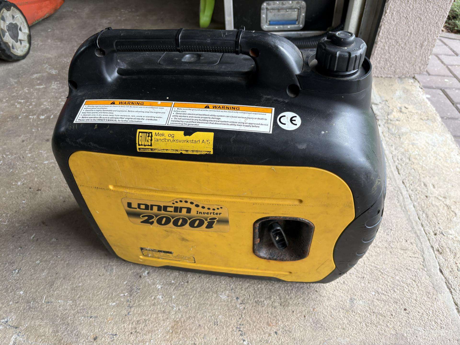 Inverterinis Loncin 2000i generatorius