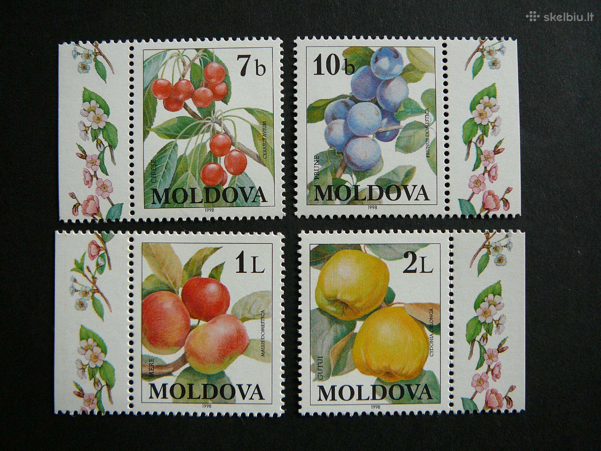 Vaisiai Moldavija 1998 Mnh md47