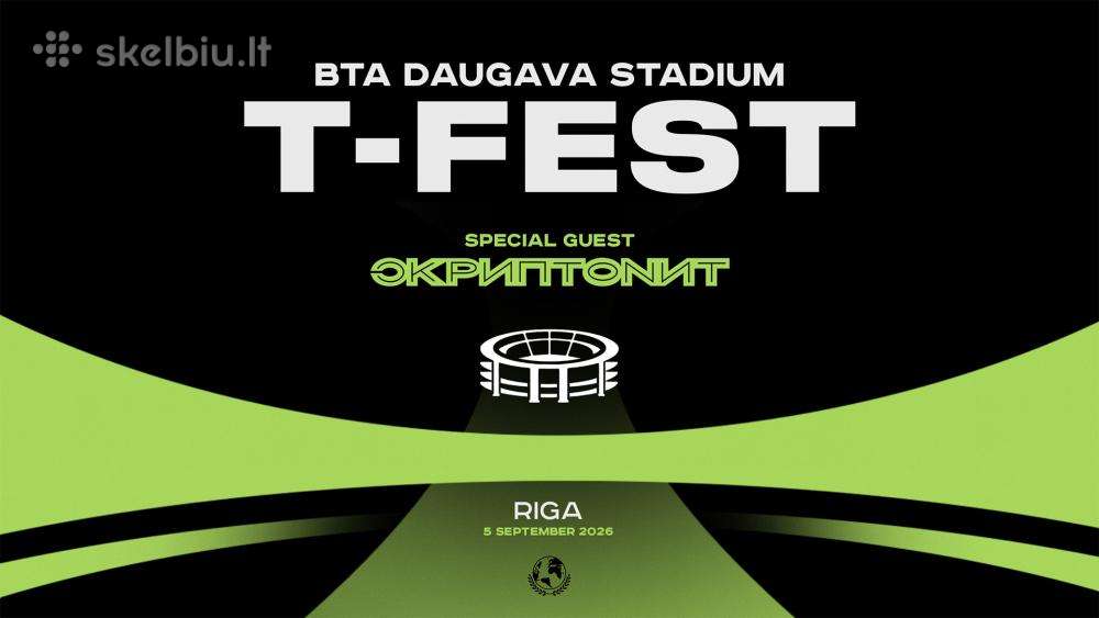 Biletai i T-fest koncerta with Skryptonite