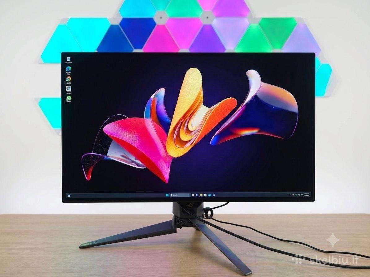 Asus Rog Swift Pg27aqdm Oled 240hz Ideali būklė