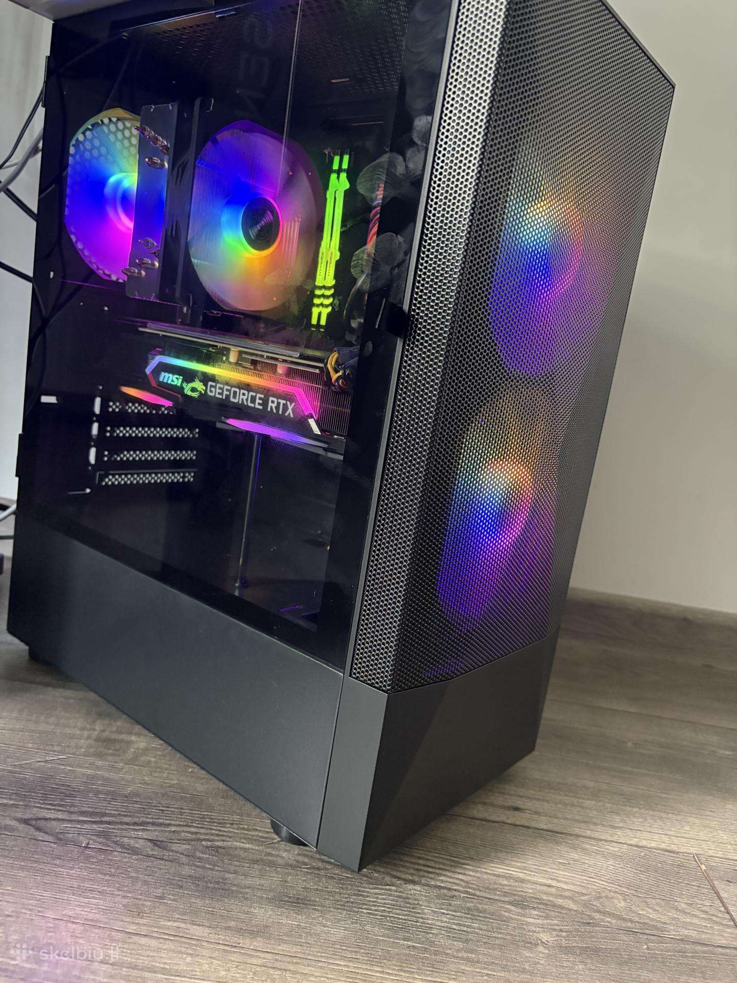 Žaidimų kompiuteris i5-12400f 16gb Rtx 2080 Super