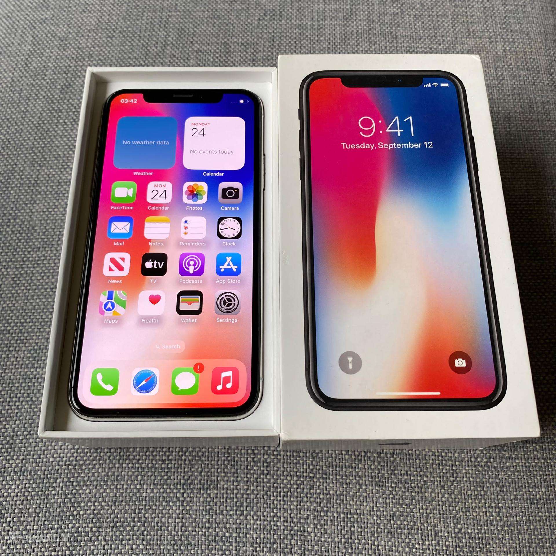 Apple iPhone X 256gb Silver