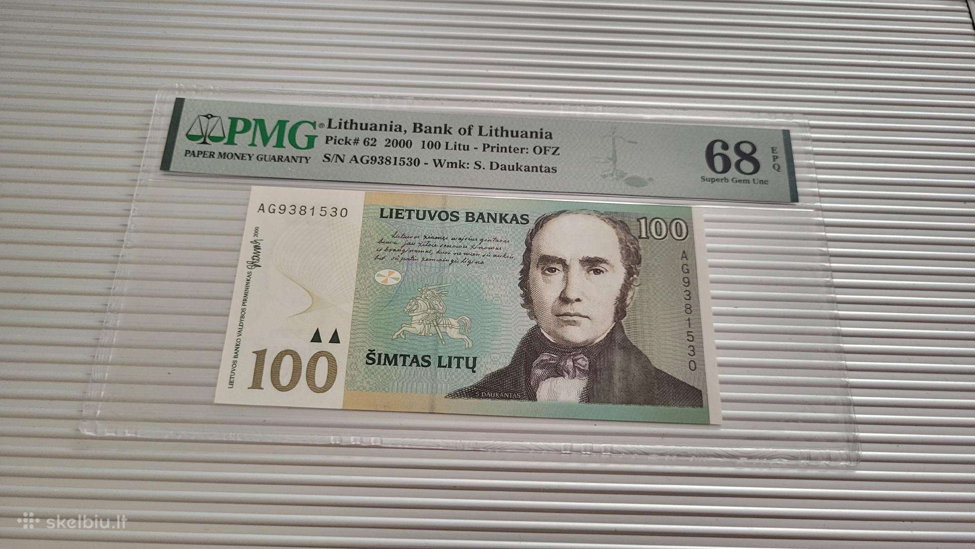 100 litų 2000m pmg 68