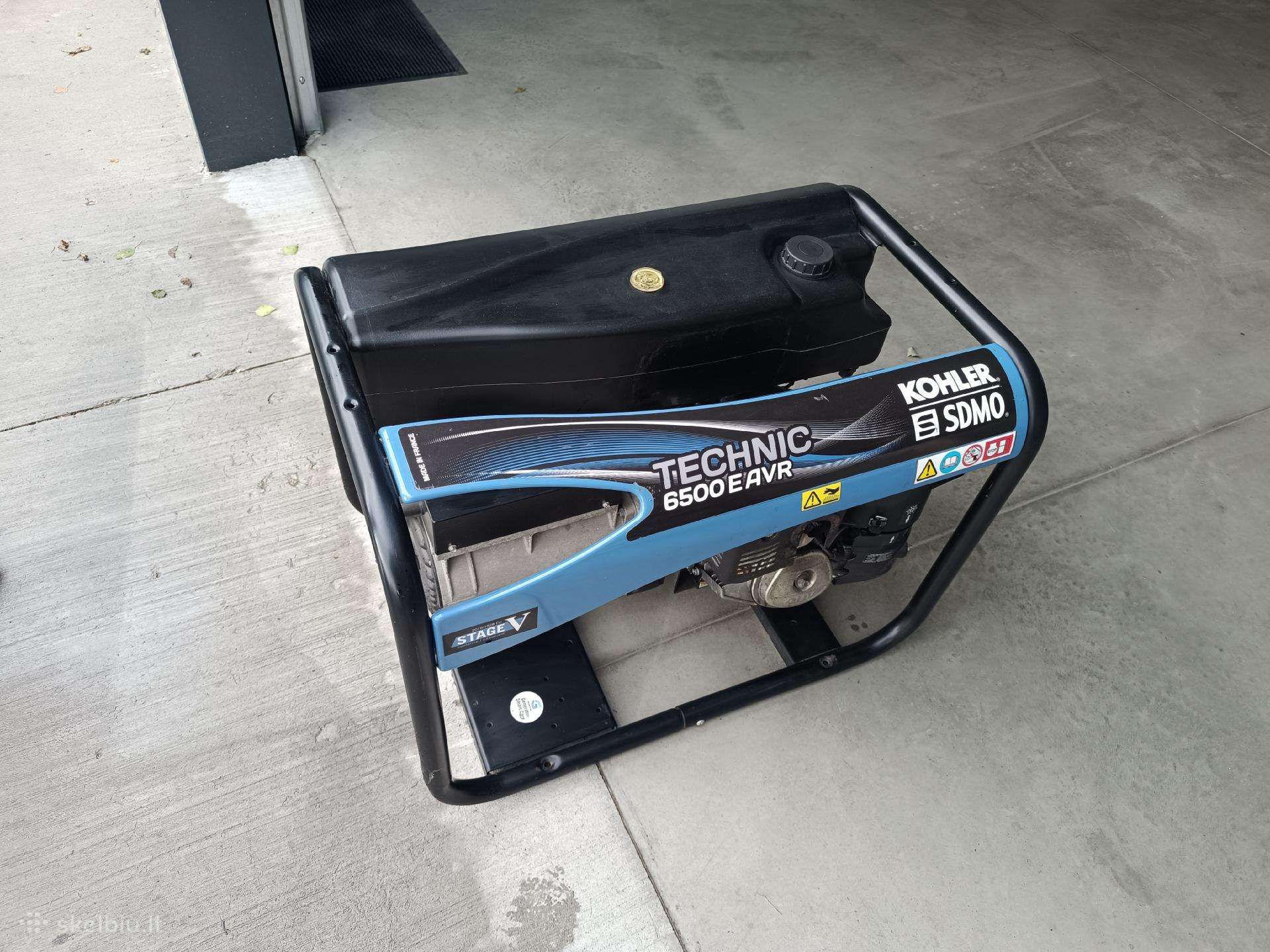 Benzininis generatorius 6.3kw