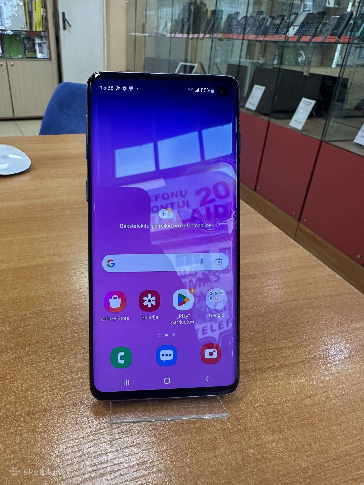 Samsung G973 Galaxy S10 128gb (naudotas)