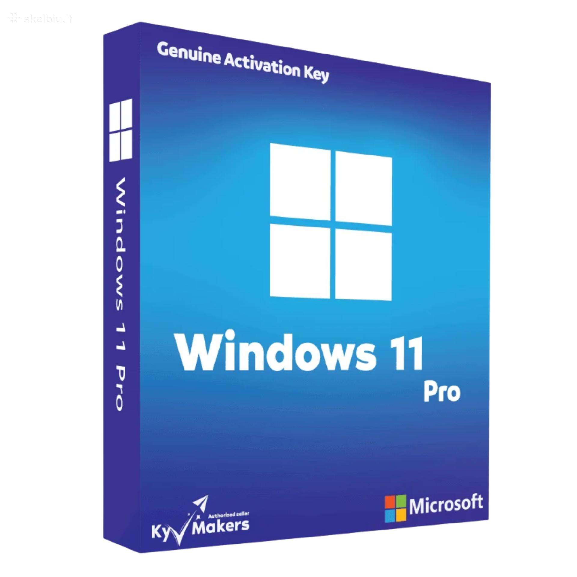 Windows 11 Pro / Home aktyvacijos raktai